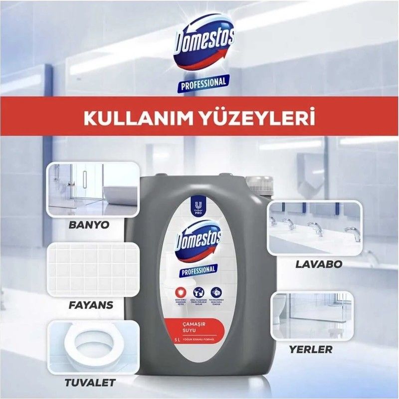 Yoğun Kıvamlı Çamaşır Suyu 5+5=10 lt görsel 5