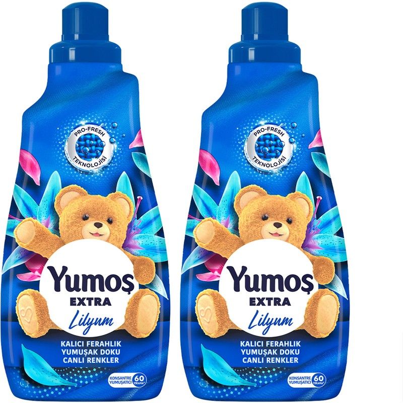 Extra Konsantre Çamaşır Yumuşatıcısı Lilyum 1440 ml x2 görsel 2