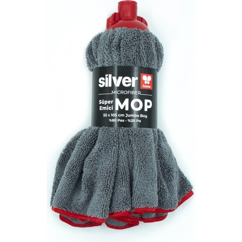 3 Parça Mikrofiber Süper Emici Mop 55 x 105 cm görsel 3