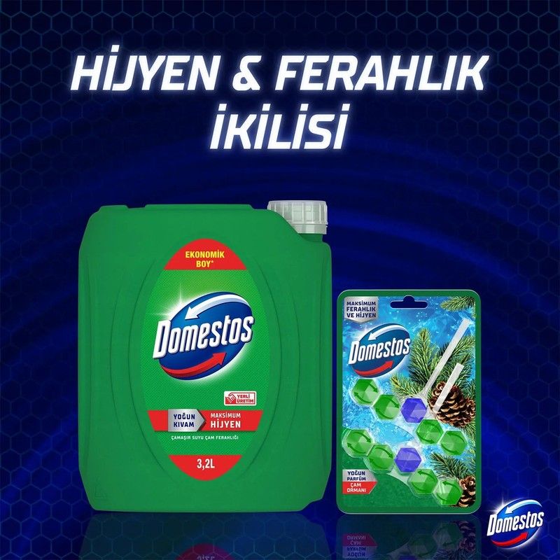 Yoğun Kıvamlı Çamaşır Suyu Çam Ferahlığı 3240 ml görsel 4